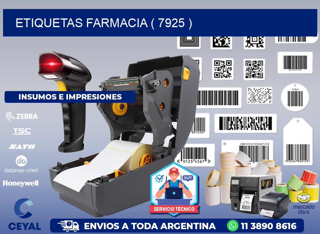 ETIQUETAS FARMACIA ( 7925 )