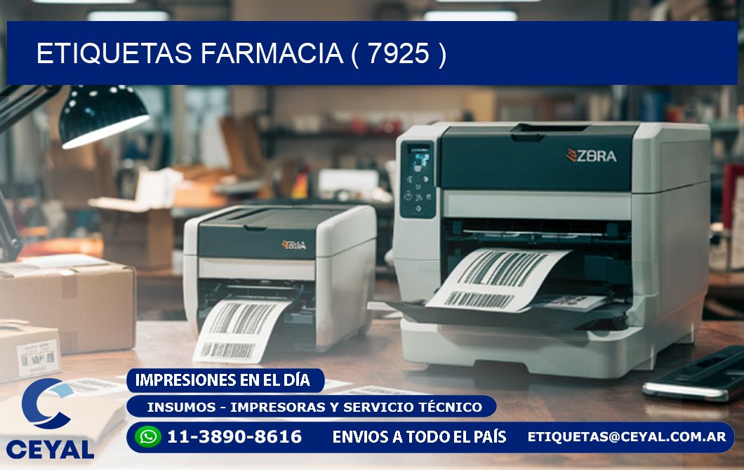 ETIQUETAS FARMACIA ( 7925 )