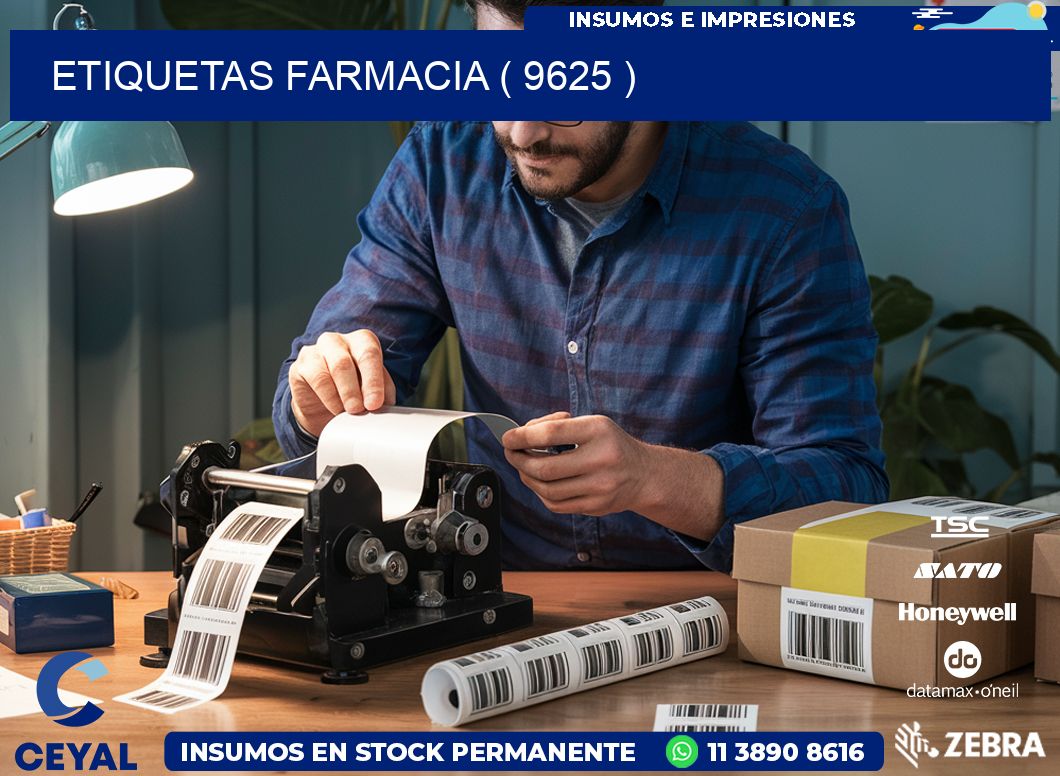 ETIQUETAS FARMACIA ( 9625 )