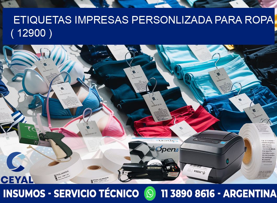 ETIQUETAS IMPRESAS PERSONLIZADA PARA ROPA ( 12900 )