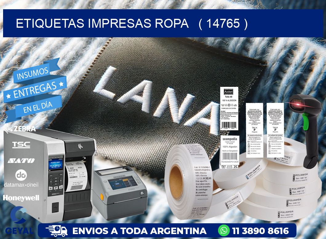 ETIQUETAS IMPRESAS ROPA   ( 14765 )