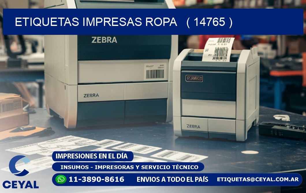 ETIQUETAS IMPRESAS ROPA   ( 14765 )