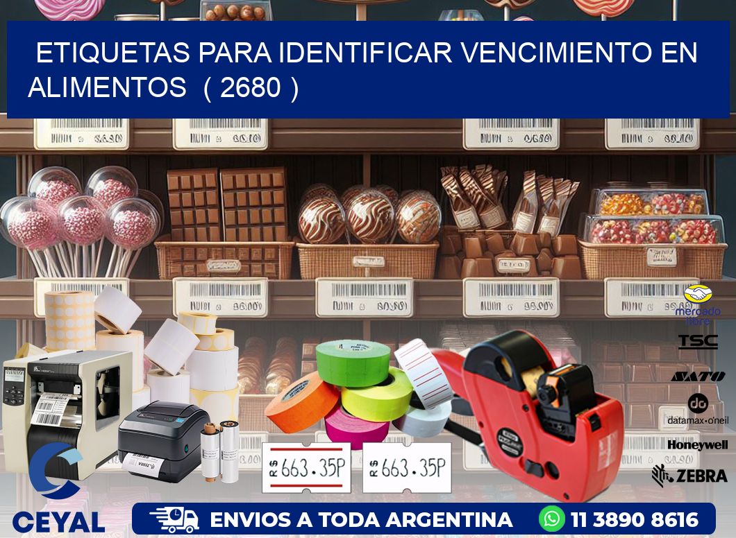 ETIQUETAS PARA IDENTIFICAR VENCIMIENTO EN ALIMENTOS  ( 2680 )