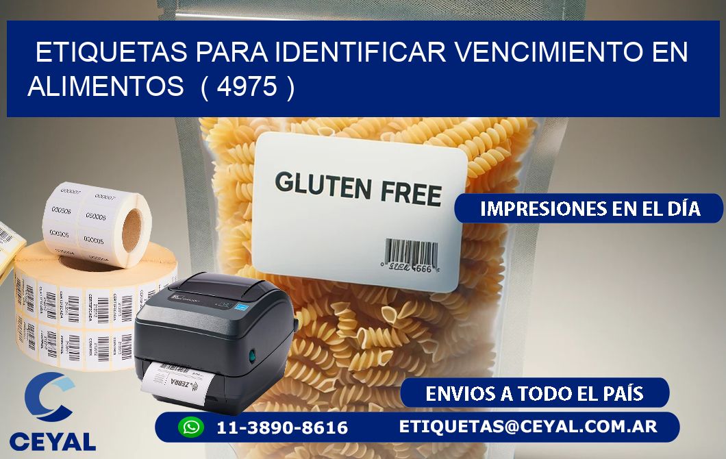 ETIQUETAS PARA IDENTIFICAR VENCIMIENTO EN ALIMENTOS  ( 4975 )