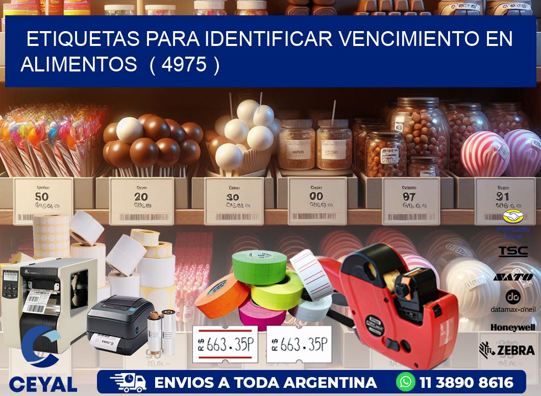 ETIQUETAS PARA IDENTIFICAR VENCIMIENTO EN ALIMENTOS  ( 4975 )