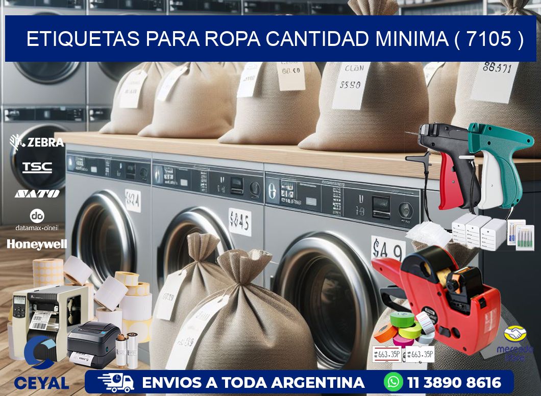 ETIQUETAS PARA ROPA CANTIDAD MINIMA ( 7105 )