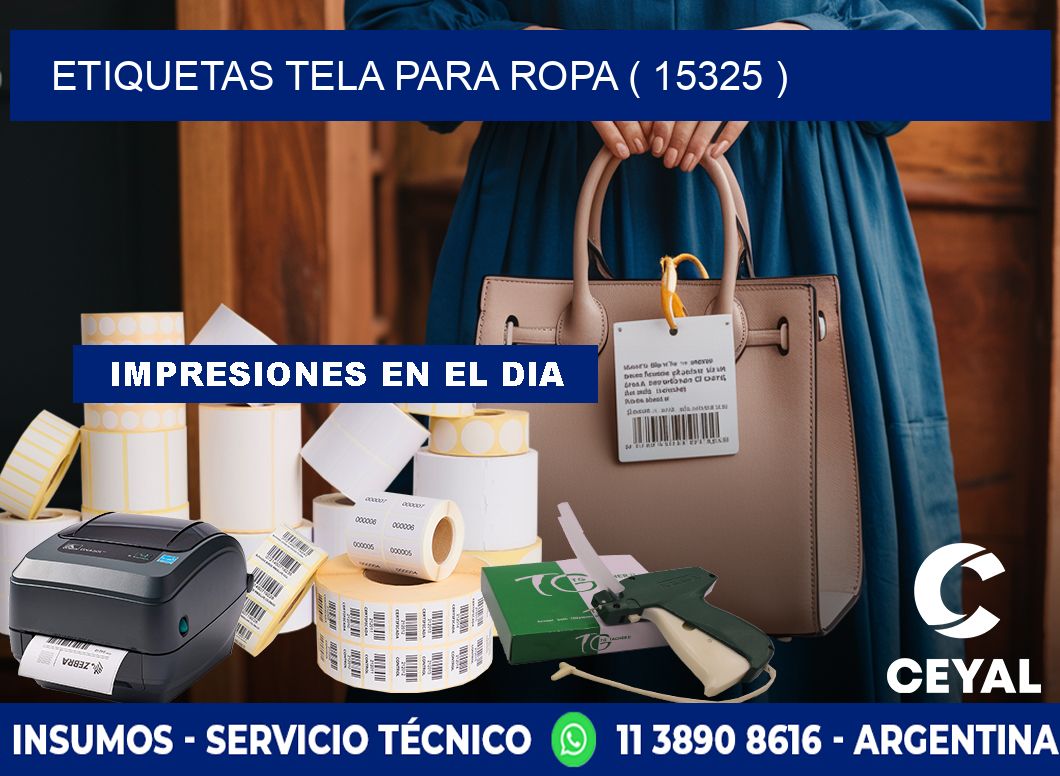 ETIQUETAS TELA PARA ROPA ( 15325 )