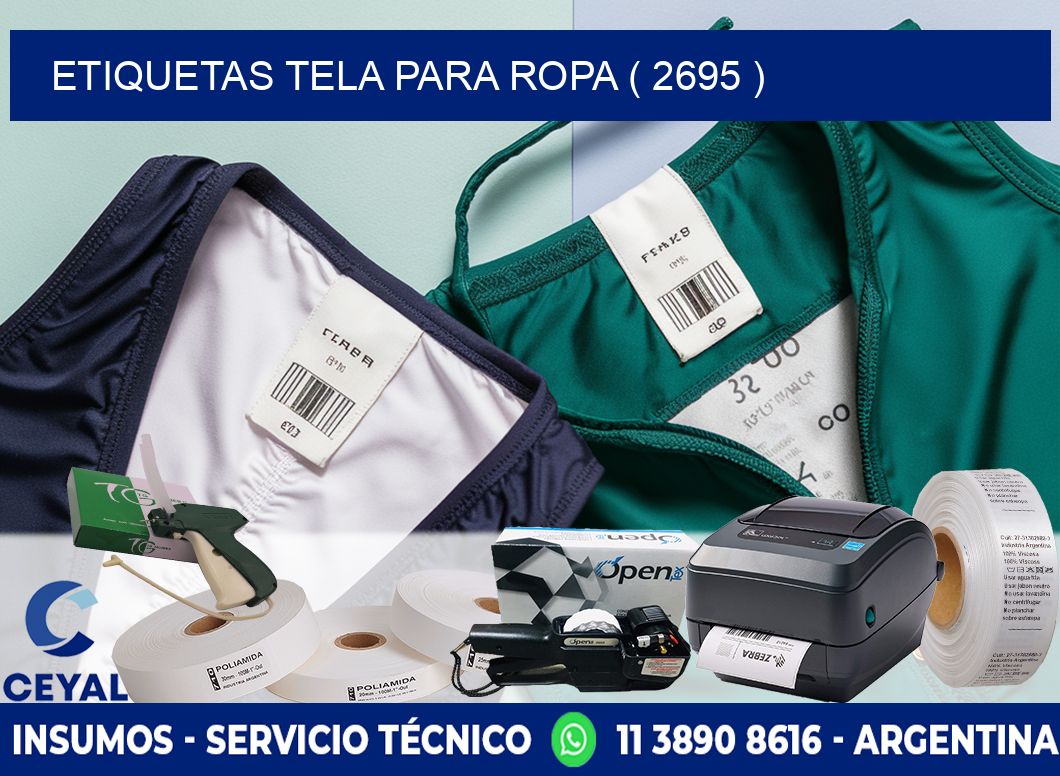 ETIQUETAS TELA PARA ROPA ( 2695 )