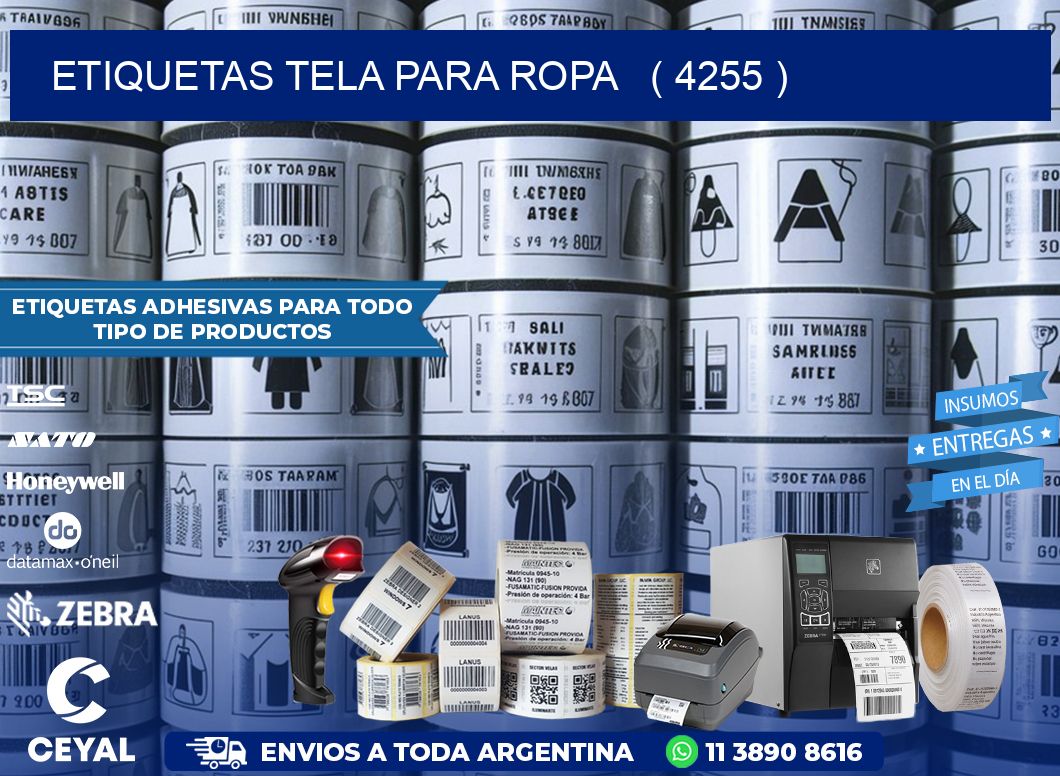 ETIQUETAS TELA PARA ROPA   ( 4255 )