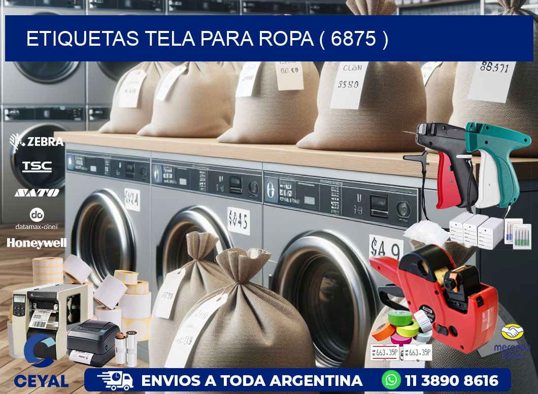 ETIQUETAS TELA PARA ROPA ( 6875 )