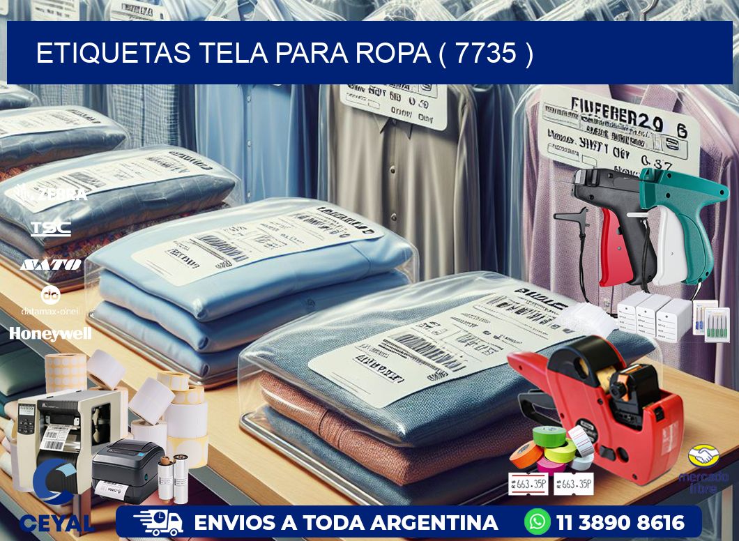 ETIQUETAS TELA PARA ROPA ( 7735 )