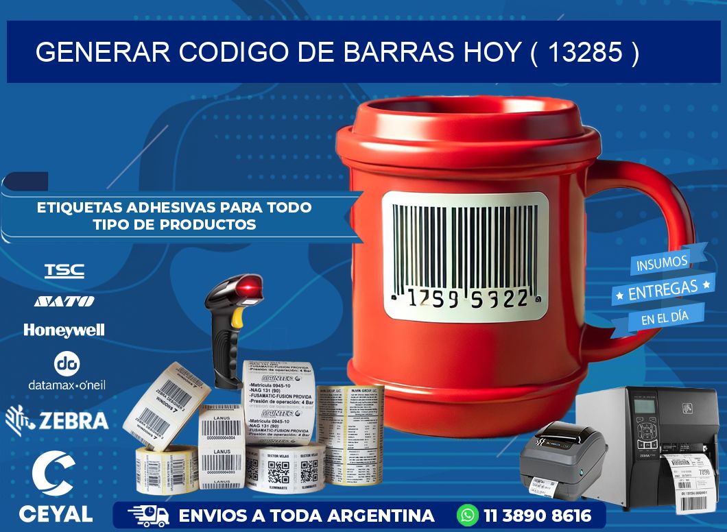 GENERAR CODIGO DE BARRAS HOY ( 13285 )