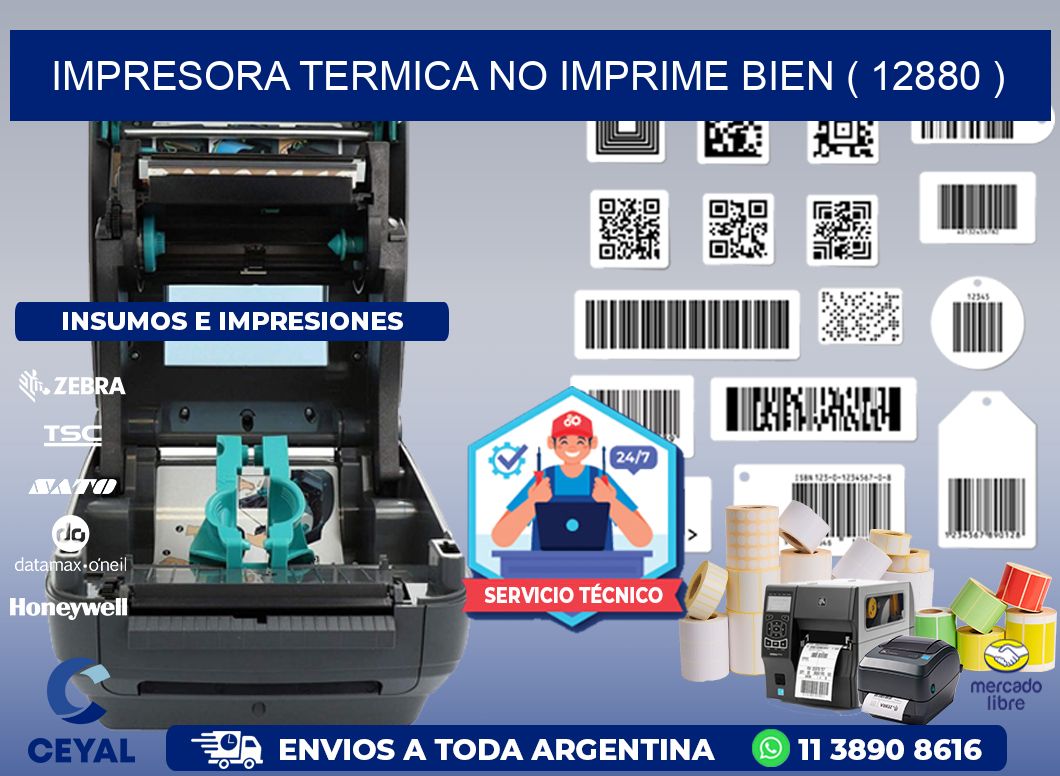 IMPRESORA TERMICA NO IMPRIME BIEN ( 12880 )