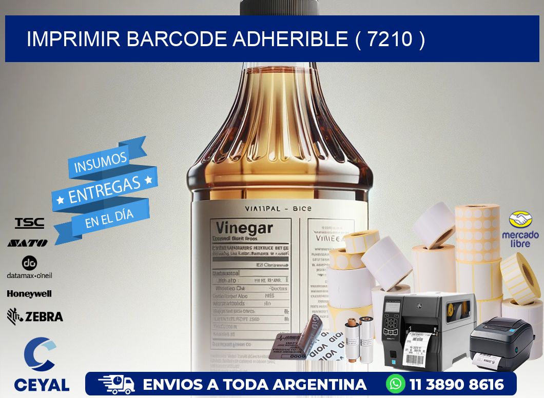 IMPRIMIR BARCODE ADHERIBLE ( 7210 )