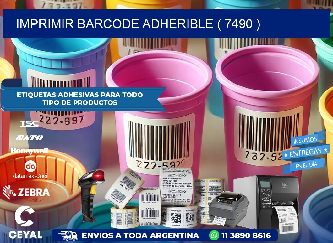 IMPRIMIR BARCODE ADHERIBLE ( 7490 )