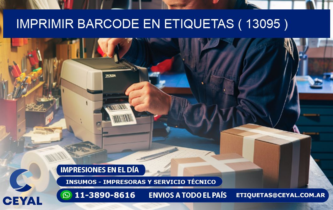 IMPRIMIR BARCODE EN ETIQUETAS ( 13095 )