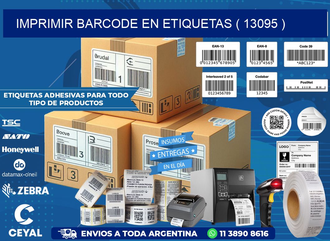 IMPRIMIR BARCODE EN ETIQUETAS ( 13095 )