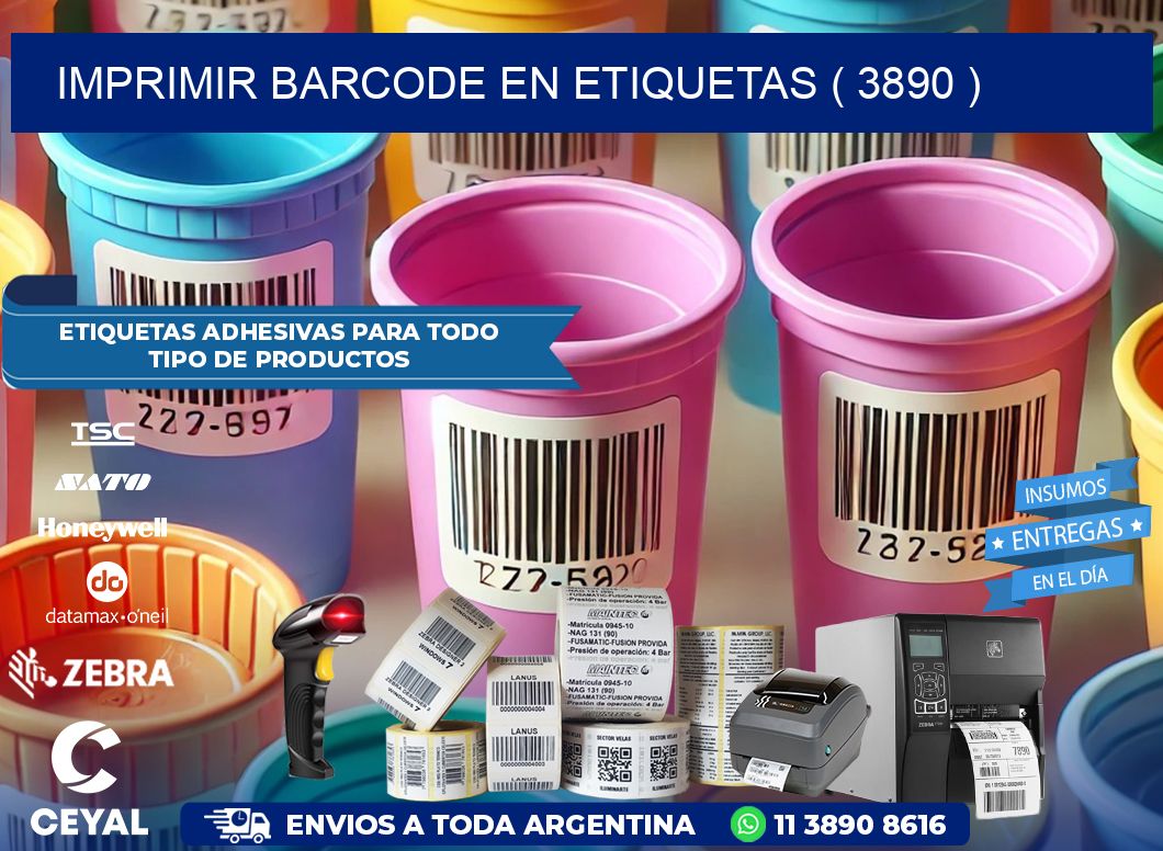 IMPRIMIR BARCODE EN ETIQUETAS ( 3890 )