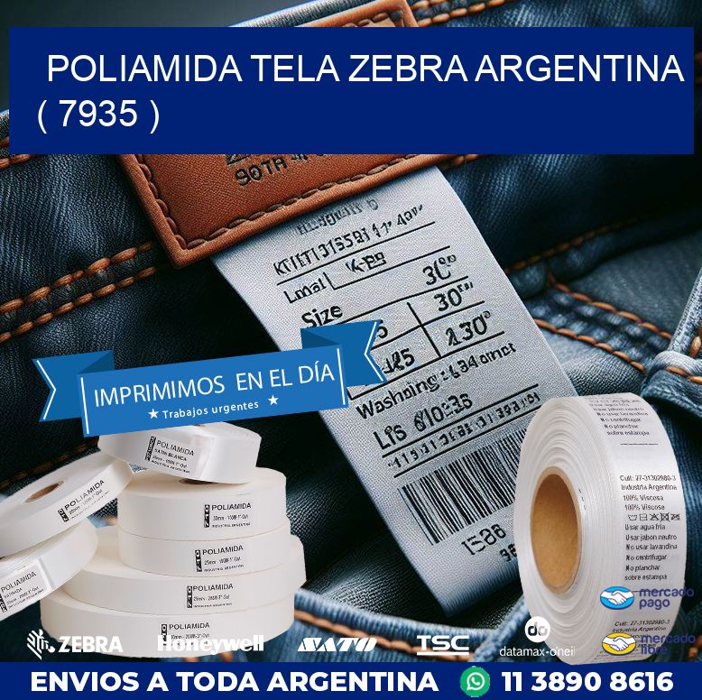 POLIAMIDA TELA ZEBRA ARGENTINA ( 7935 )