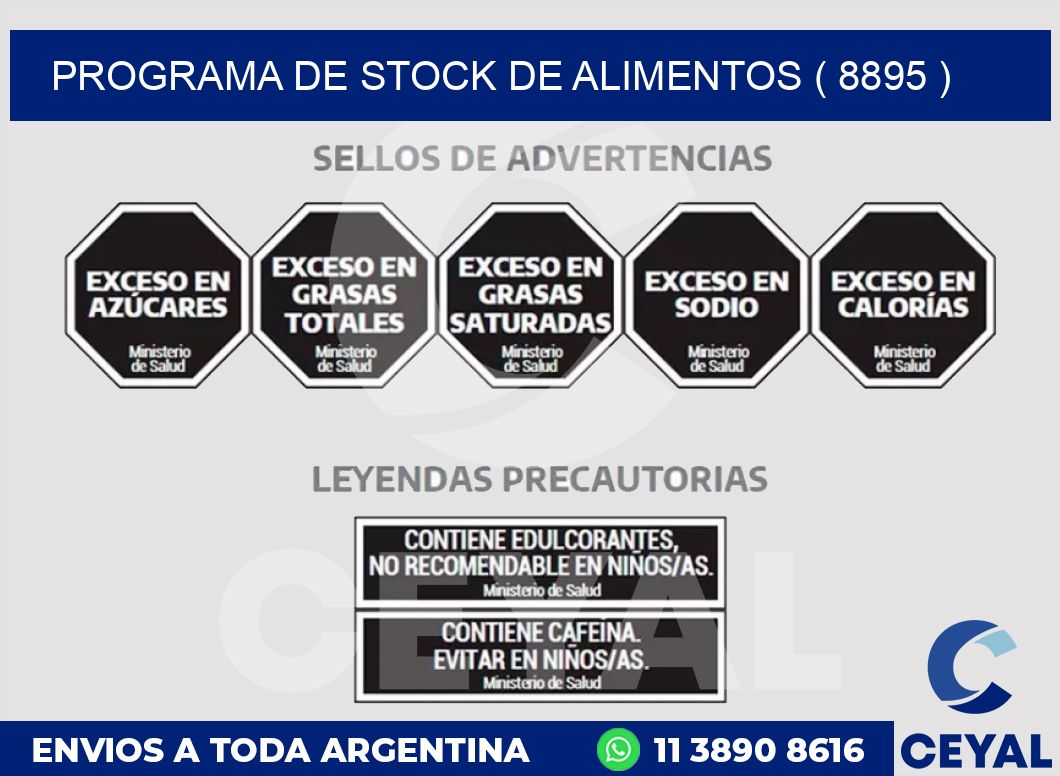 PROGRAMA DE STOCK DE ALIMENTOS ( 8895 )