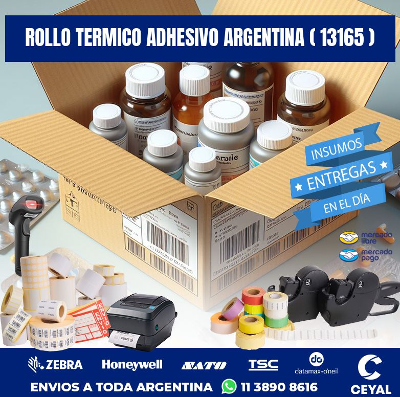 ROLLO TERMICO ADHESIVO ARGENTINA ( 13165 )