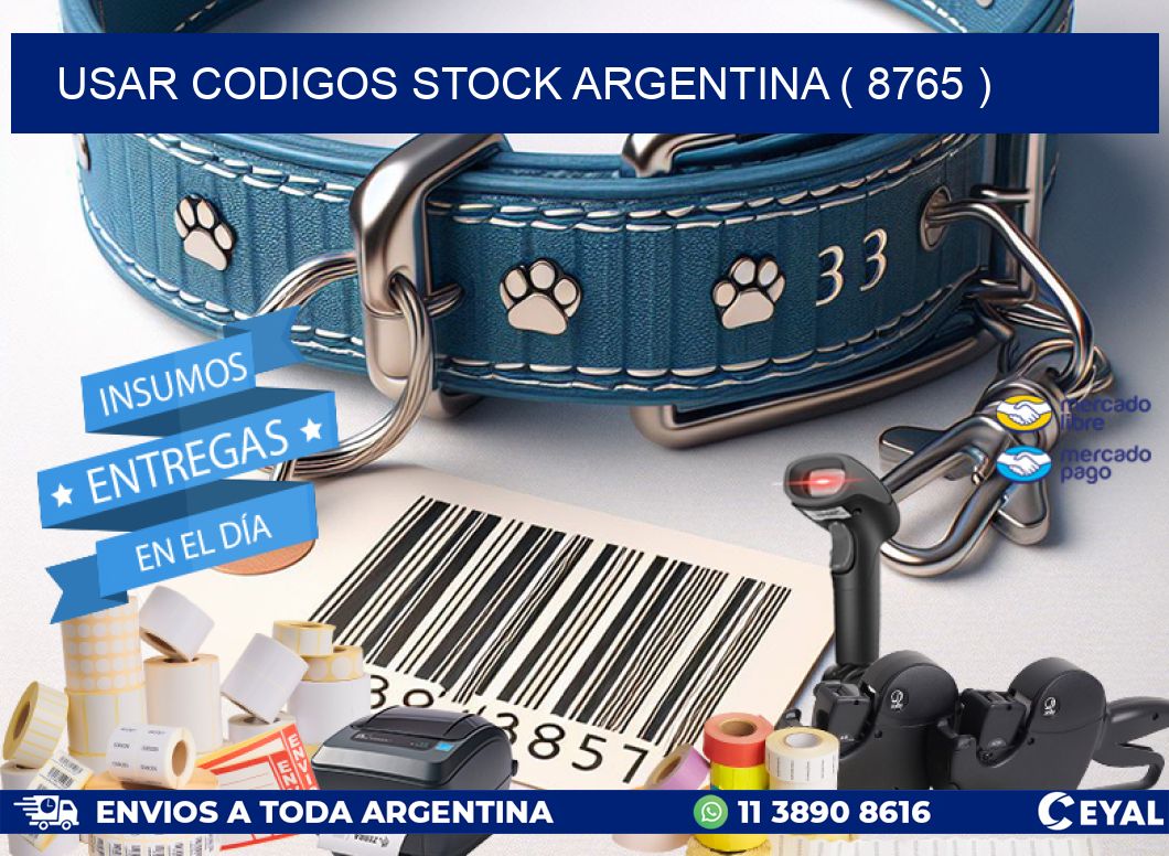 USAR CODIGOS STOCK ARGENTINA ( 8765 )