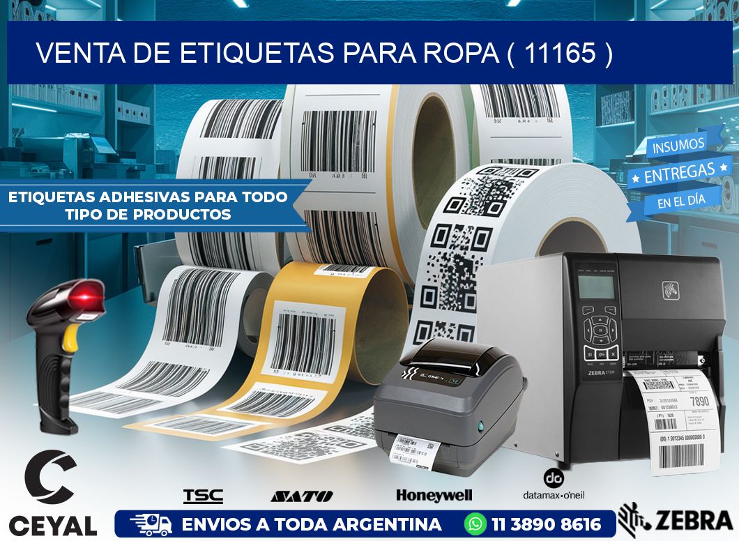 VENTA DE ETIQUETAS PARA ROPA ( 11165 )