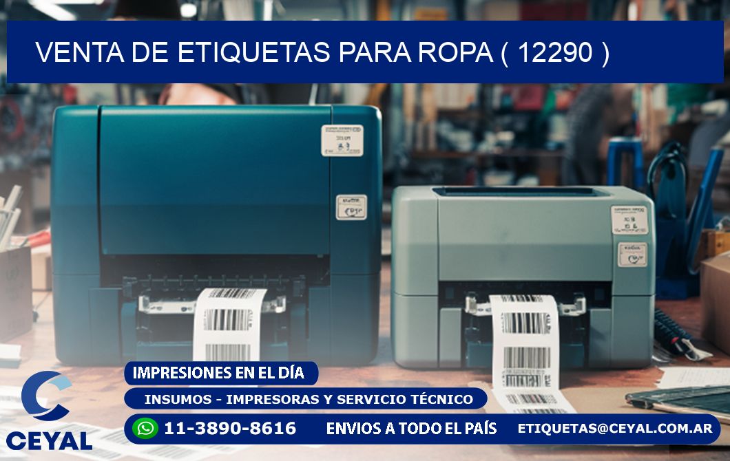 VENTA DE ETIQUETAS PARA ROPA ( 12290 )