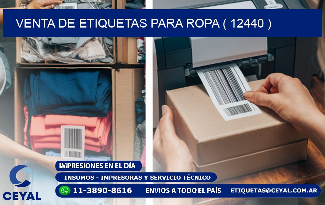 VENTA DE ETIQUETAS PARA ROPA ( 12440 )