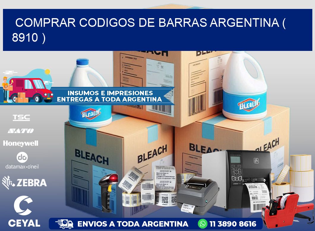 comprar codigos de barras argentina ( 8910 )