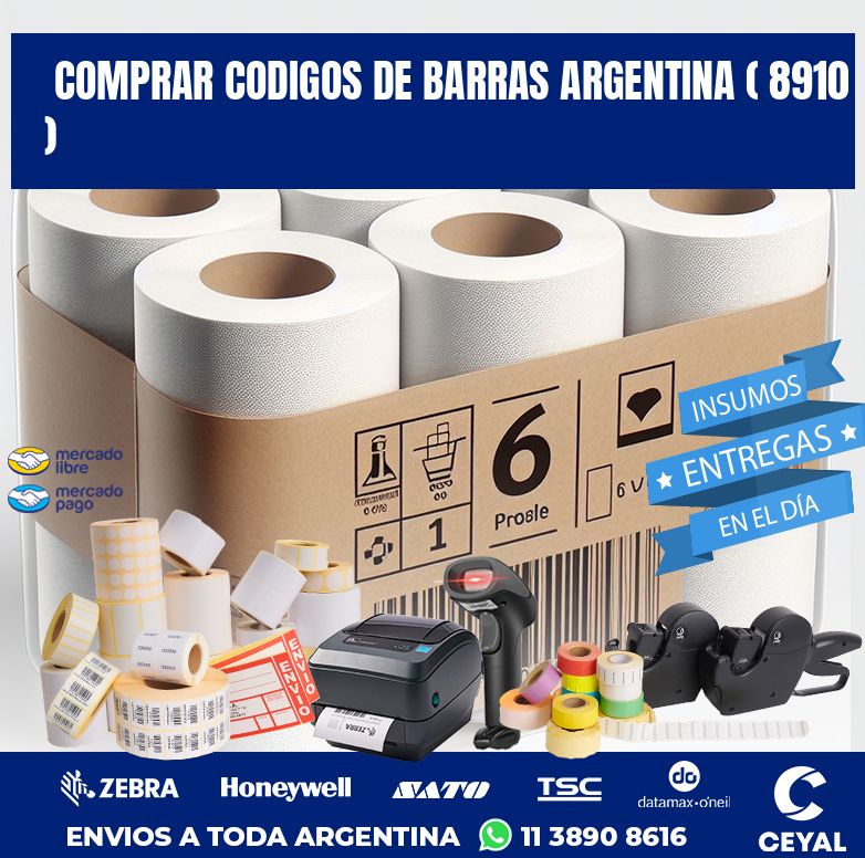 comprar codigos de barras argentina ( 8910 )