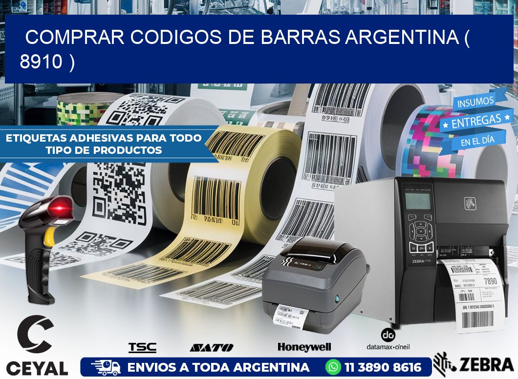 comprar codigos de barras argentina ( 8910 )