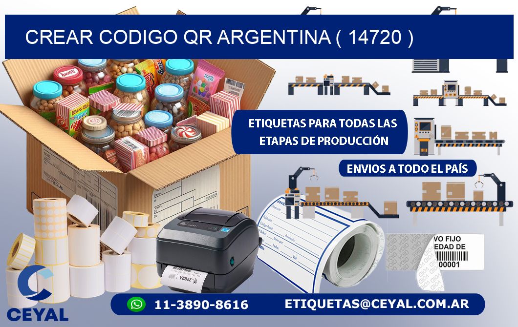 crear codigo qr argentina ( 14720 )