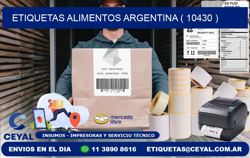 etiquetas alimentos argentina ( 10430 )