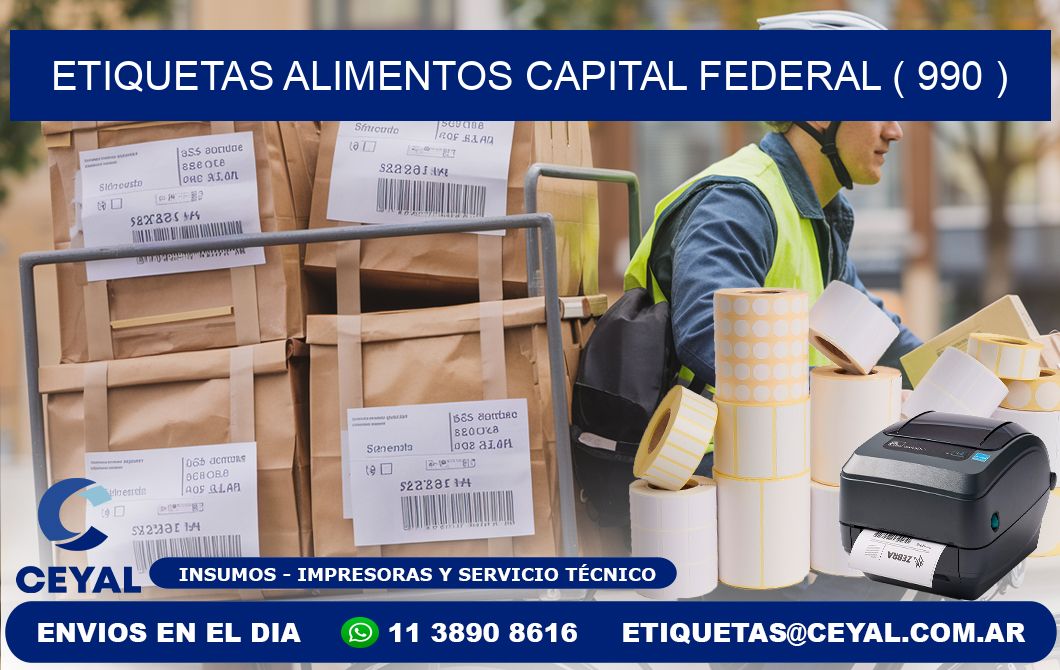 etiquetas alimentos capital federal ( 990 )