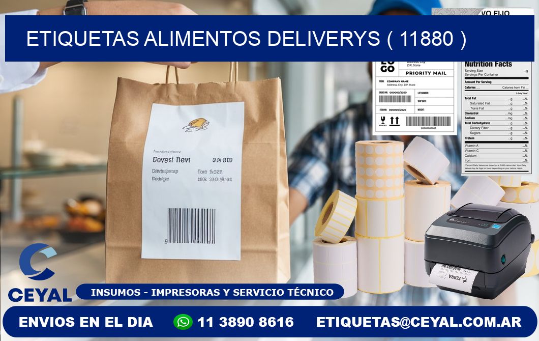 etiquetas alimentos deliverys ( 11880 )