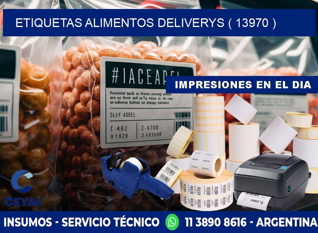 etiquetas alimentos deliverys ( 13970 )