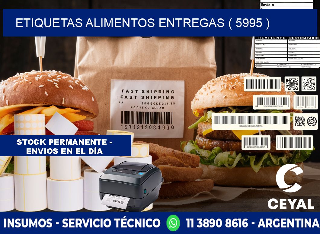 etiquetas alimentos entregas ( 5995 )