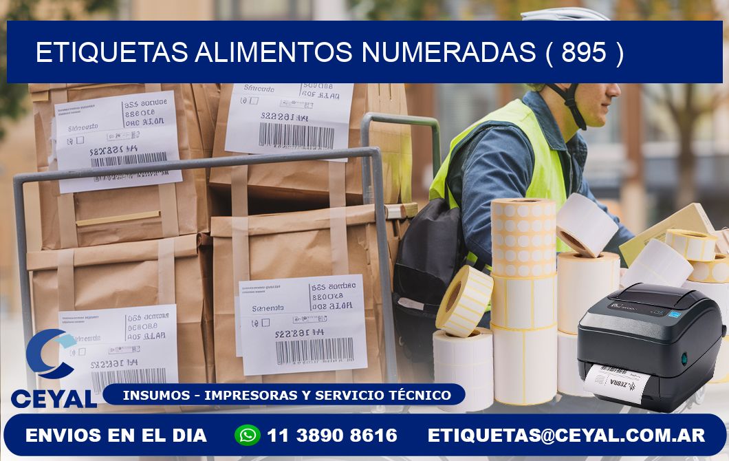 etiquetas alimentos numeradas ( 895 )