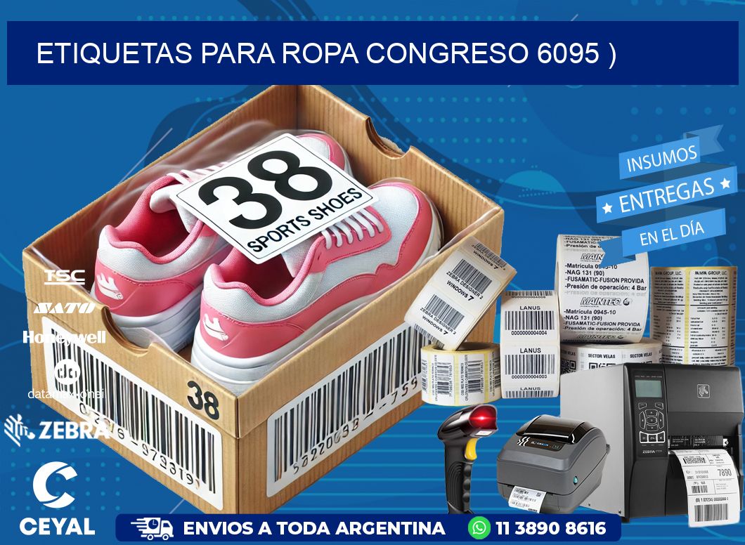 etiquetas para ropa congreso 6095 )