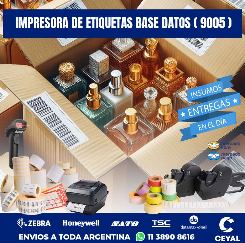 impresora de etiquetas base datos ( 9005 )