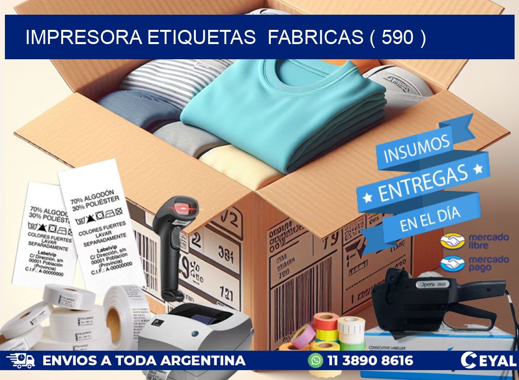 impresora etiquetas  fabricas ( 590 )