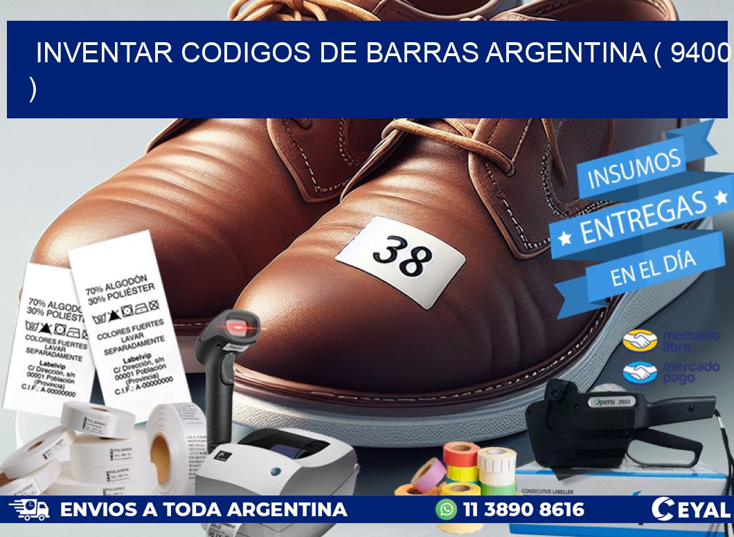 inventar codigos de barras argentina ( 9400 )