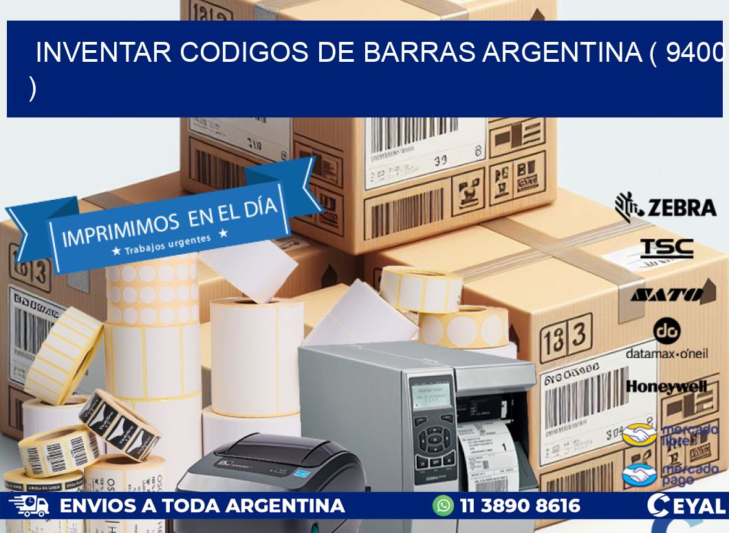 inventar codigos de barras argentina ( 9400 )