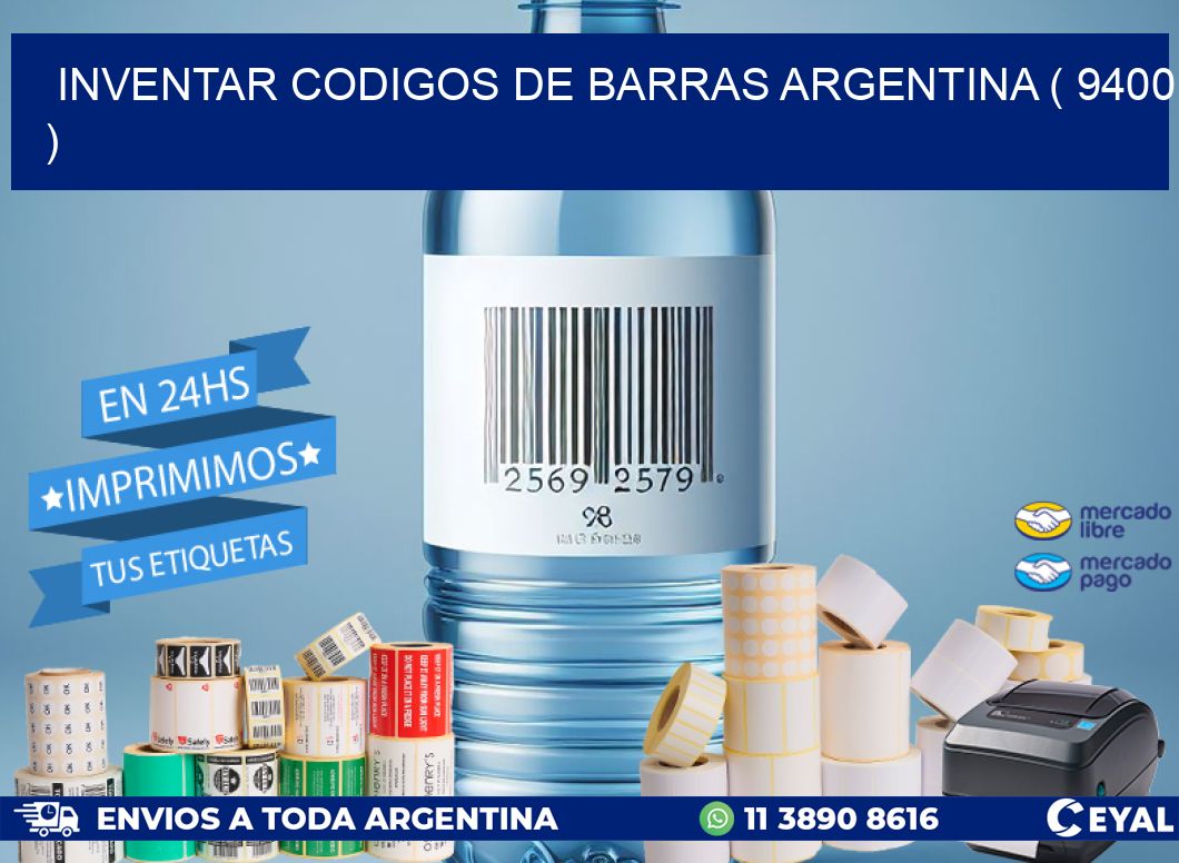 inventar codigos de barras argentina ( 9400 )