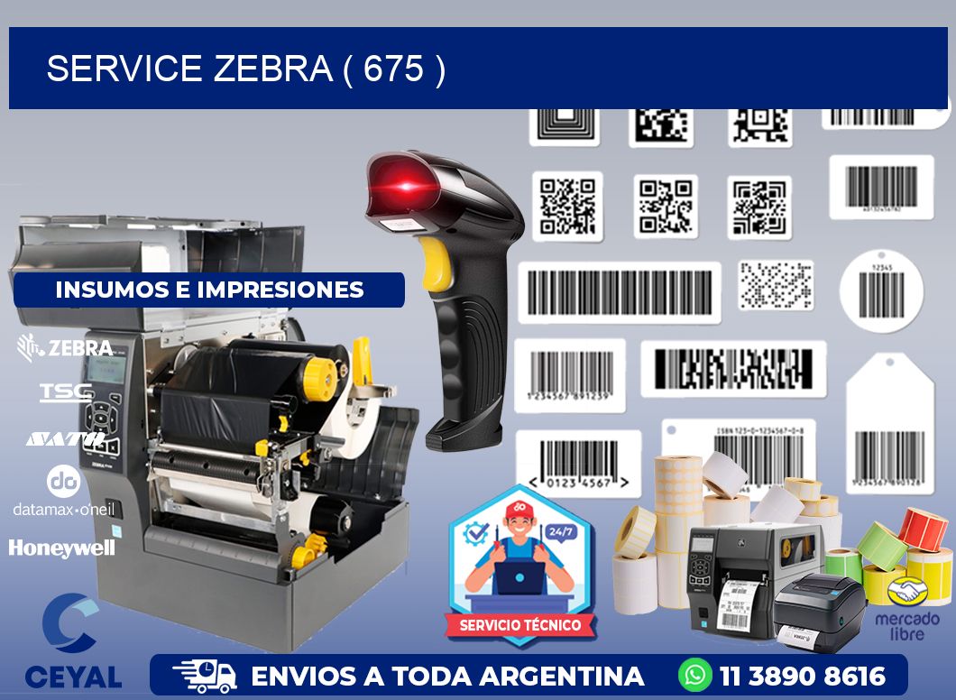 service zebra ( 675 )