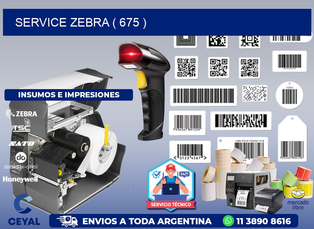 service zebra ( 675 )