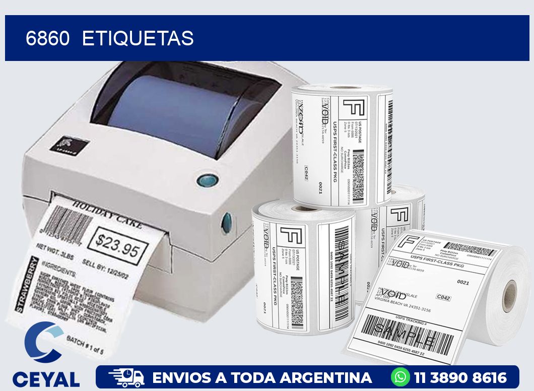 6860  ETIQUETAS