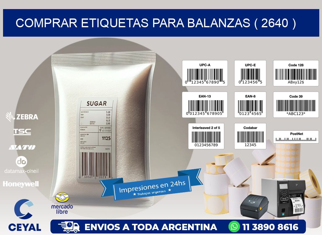 COMPRAR ETIQUETAS PARA BALANZAS ( 2640 )