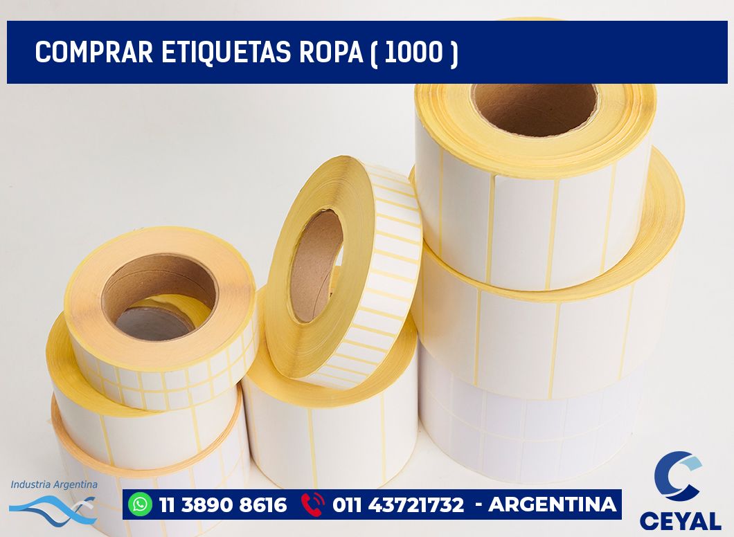 COMPRAR ETIQUETAS ROPA ( 1000 )